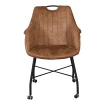 Armstoel Bajardo Cognac Stoelen Stof