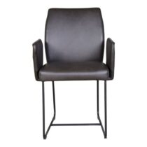 Armstoel Cadmus Graphite Stoelen Leder