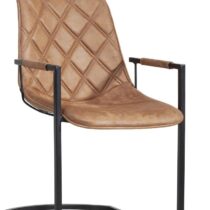 Armstoel Jislum Cognac Stoelen Stof