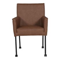 Armstoel Starsky Cognac Stoelen Microleder