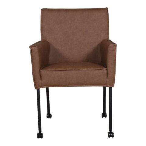 Armstoel Starsky Cognac Stoelen Microleder