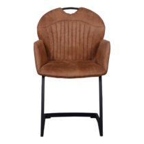 Armstoel Trick Cognac Stoelen Microleder