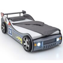 Autobed Race Zilver Met Verlichting Kinder- / Tienerkamers