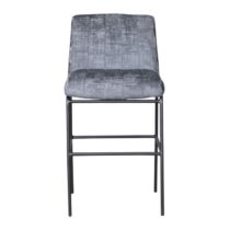 Barkruk Evelynn Grijs Stoelen Stof