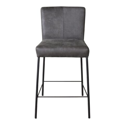 Barkruk Rivolia Graphite H102 cm Stoelen Microleder