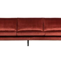 BePureHome Bank Rodeo 3-Zits Velvet Chestnut Banken Stof