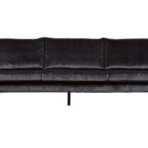 BePureHome Bank Rodeo 3-Zits Velvet Dark Grey Banken Stof