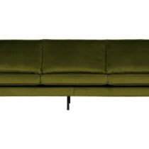 BePureHome Bank Rodeo 3-Zits Velvet Olive Banken Stof