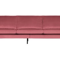 BePureHome Bank Rodeo 3-Zits Velvet Pink Banken Stof