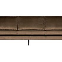 BePureHome Bank Rodeo 3-Zits Velvet Taupe Banken Stof