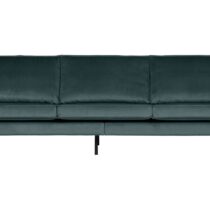 BePureHome Bank Rodeo 3-Zits Velvet Teal Banken Stof