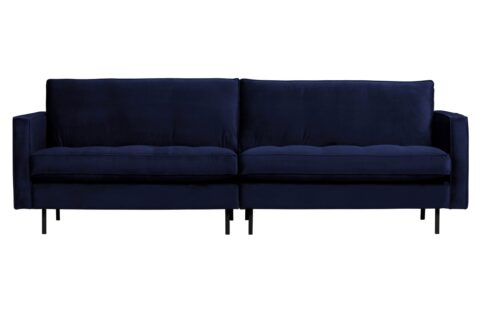 BePureHome Bank Rodeo Classic 3-Zits Velv Darkblue Banken Stof