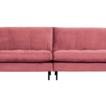 BePureHome Bank Rodeo Classic 3-Zits Velvet Pink Banken Stof