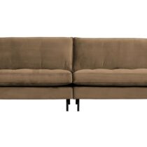 BePureHome Bank Rodeo Classic 3-Zits Velvet Taupe Banken Stof