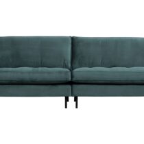 BePureHome Bank Rodeo Classic 3-Zits Velvet Teal Banken Stof