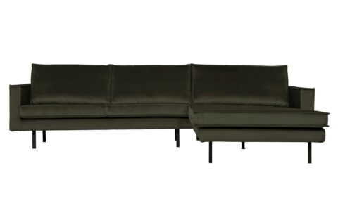 BePureHome Chaise Longue Rechts Rodeo D.Green Banken Stof