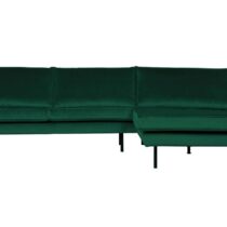 BePureHome Chaise Longue Rechts Rodeo Green For. Banken Stof