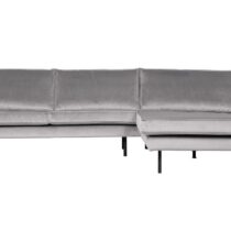 BePureHome Chaise Longue Rechts Rodeo Lichtgr. Banken Stof