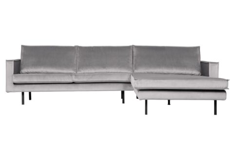 BePureHome Chaise Longue Rechts Rodeo Lichtgr. Banken Stof