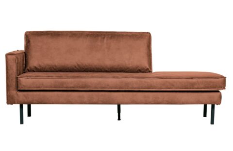 BePureHome Daybed Rodeo Left Cognac Banken Leder