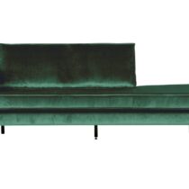 BePureHome Daybed Rodeo Left Velvet Green Forest Banken Stof