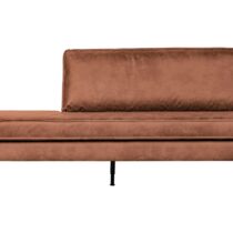 BePureHome Daybed Rodeo Right Cognac Banken Leder