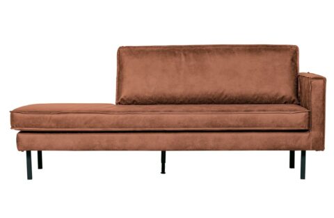 BePureHome Daybed Rodeo Right Cognac Banken Leder