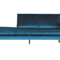 BePureHome Daybed Rodeo Right Velvet Blue Banken Stof