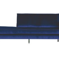 BePureHome Daybed Rodeo Right Velvet Dark Blue Banken Stof