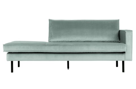 BePureHome Daybed Rodeo Right Velvet Mint Banken Stof