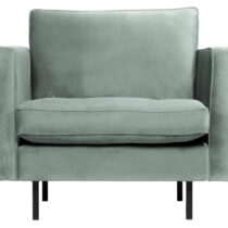 BePureHome Fauteuil Rodeo Classic Velvet Mint Fauteuil Stof