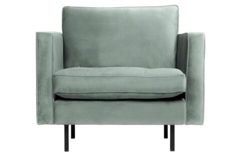 BePureHome Fauteuil Rodeo Classic Velvet Mint Fauteuil Stof