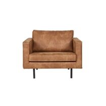 BePureHome Fauteuil Rodeo Cognac Fauteuil Leder