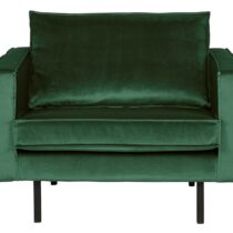 BePureHome Fauteuil Rodeo Velvet Green Forest Fauteuil Stof