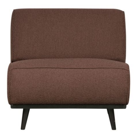 BePureHome Fauteuil Statement Coffee Fauteuil Stof