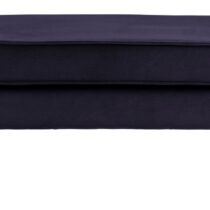 BePureHome Hocker Rodeo Velvet Dark Blue Banken Stof