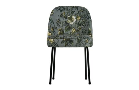 BePureHome Stoel Vogue Poppy Grijs Stoelen Hout