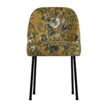 BePureHome Stoel Vogue Poppy Mustard Stoelen Stof