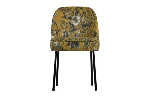 BePureHome Stoel Vogue Poppy Mustard Stoelen Stof