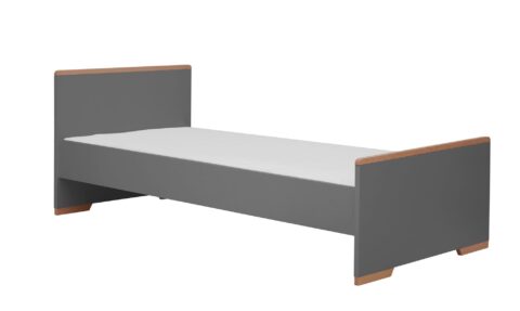 Bed Sam 90x200 donkergrijs incl. lattenbodem Kinder- / Tienerkamers MDF