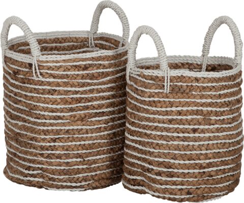 Bermuda Basket Banana Leaf-White Woon accessoires