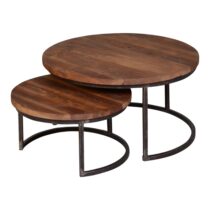 Bijzettafel Nancey Set/2 Tafels Hout