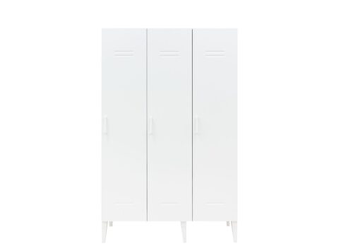 Bopita Kast Locker 3-Deurs Wit Kinder- / Tienerkamers Hout