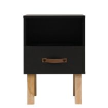 Bopita Nachtkastje Floris Black/Natural Kinder- / Tienerkamers MDF