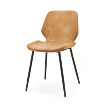 By Boo Stoel Seashell Cognac Stoelen PU/Lederlook