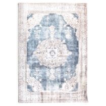 Carpet Florence 160x230 cm - Beige / blue Vloerkleden Polyester