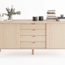 Casø Furniture Dressoir Casø 120 Wit Kasten Hout