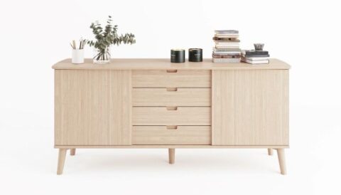 Casø Furniture Dressoir Casø 120 Wit Kasten Hout