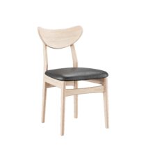 Casø Furniture Stoel Esther Zwart Stoelen Leder