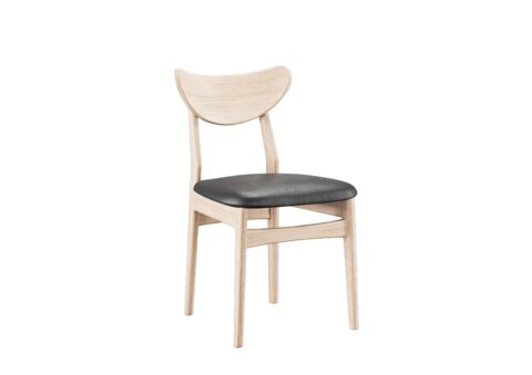 Casø Furniture Stoel Esther Zwart Stoelen Leder